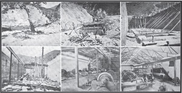 FROM THE COMMENCEMENT TO THE COMPLETION OF SANTA ANA POWER HOUSE NO. 1