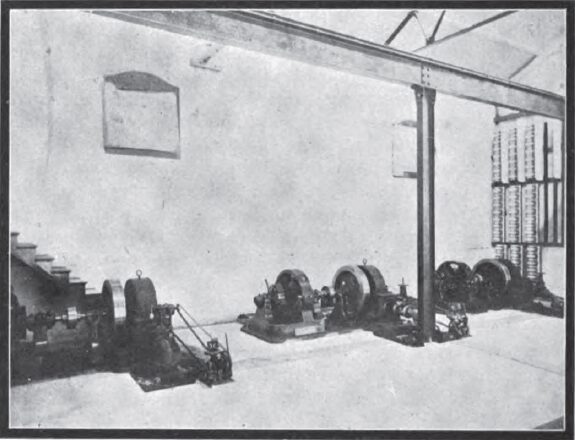 THE EXCITER SECTION SANTA ANA PLANT NO. 1