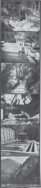 SOME FEATURES OF THE HYDRAULIC WORK OF MILL CREEK PLANT NO. 2.