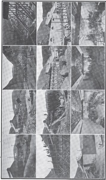 SOME CONSTRUCTION VIEWS TAKEN DURING THE ERECTION OF MILL CREEK PLANT NO. 3