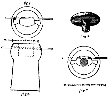 FIGS. 1, 2, 3 AND 4. - THE NOTI INSULATOR