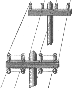 DUPLEX PIN AND INSULATOR.