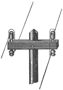 DUPLEX PIN AND INSULATOR.