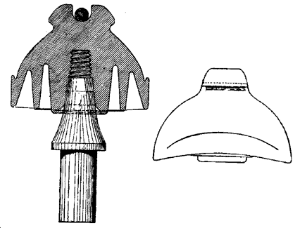 FIGS. 2 AND 3. � INSULATOR FOR NIAGARA-BUFFALO TRANSMISSION.