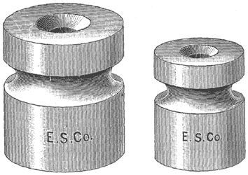 FIG. 3.    LAVA INSULATORS.    FIG.4.
