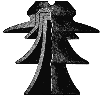 GAS-FIRED PORCELAIN INSULATOR.