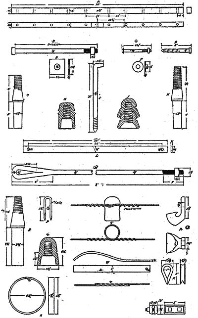 Fig. 1. � Details of New York-Chicago Telephone Line Construction.