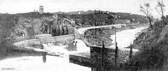 FIG. 1. - DAM AND CANAL OF THE FOLSOM-SACRAMENTO ELECTRIC TRANSMISSION PLANT, FOLSOM, CAL.