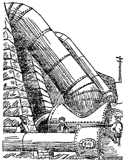 FIG. 3. - PENNSTOCK AND TURBINES.