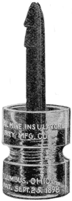 MALLEABLE IRON INSULATED PIN.