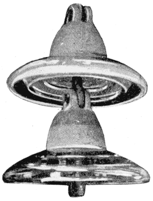 INSULATOR OF "BORO-PORCELAIN"