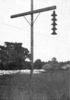 FIG. 3 - METHOD OF SUPPORTING TEST INSULATORS.