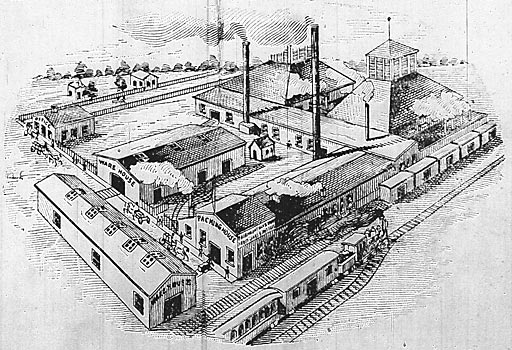 FAIRMOUNT GLASS WORKS WINSLOW AND RAU PROPRIETORS.