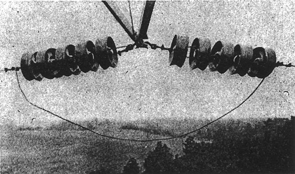 FIG. 5. 110,000-VOLT STRAIN INSULATOR