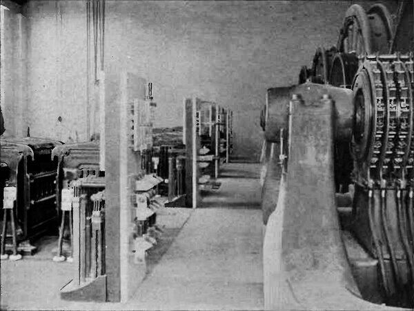 THE ALTERNATING CURRENT SIDE OF THE ROTARY CONVERTERS, THE ALTERNATING CURRENT SWITCHBOARDS AND THE STATIC TRANSFORMERS.