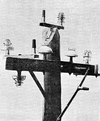 FIG. 1. � LOCKE INDESTRUCTIBLE STEEL INSULATING PIN AND INSULATORS.