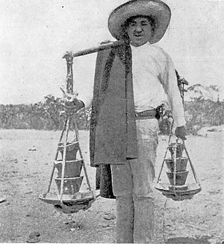 FIG. 35. - DISTRIBUTING INSULATORS ALONG THE LINE.