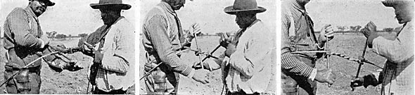 FIG. 37. - MAKING A SPLICE IN THE CABLE.