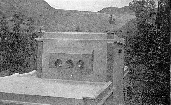 FIG. 43. - TRANSMISSION CABLES ENTERING GUANAJUATO SUB-STATION.