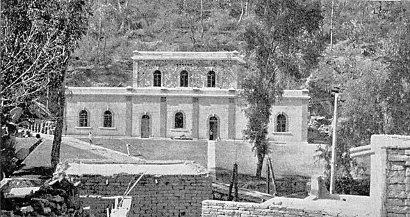 FIG. 44. - FRONT VIEW OF GUANAJUATO SUB-STATION.
