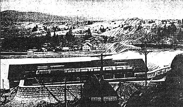 FIG. 1. � GENERAL VIEW OF CANON FERRY POWER PLANT.