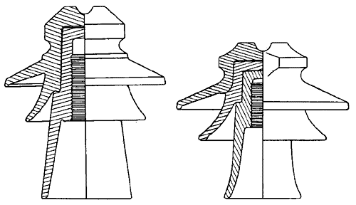 FIG. 2. - HIGH-TENSION INSULATOR.