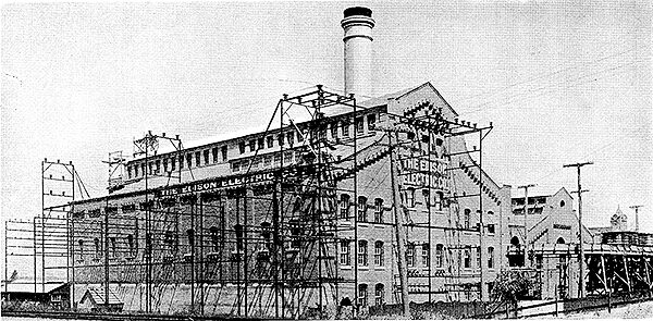 FIG. 38. - LOS ANGELES NO. 3 RECEIVING STATION, SHOWING 60,000-VOLT, 30,000-VOLT AND 15,000-VOLT CIRCUITS.