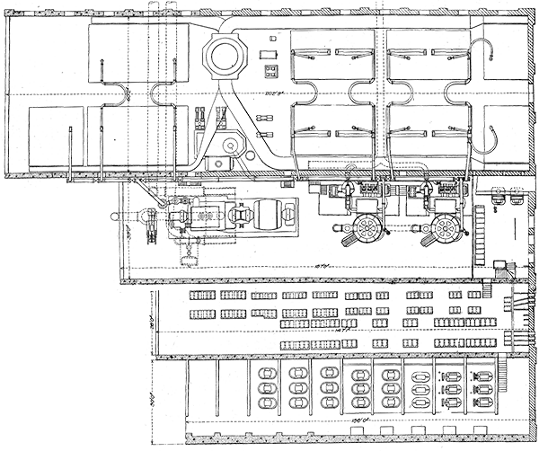 FIG. 39. - PLAN OF LOS ANGELES NO. 3 RECEIVING STATION.