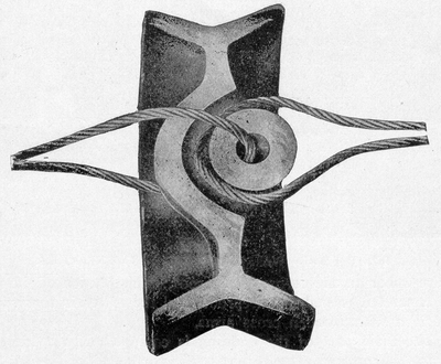 FIGS. 4 - CROSS SECTION OF STRAIN INSULATOR.