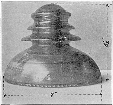 FIG. 16.�Insulator used at Provo for 40,000 volts.