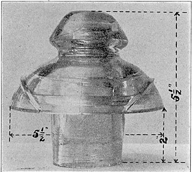 Fig. 17.�Insulator used by Colorado Electric Power Company for 20,000 volts.
