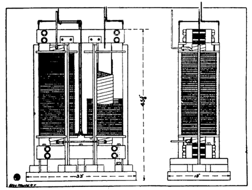 Fig. 1. -- DETAIL ELEVATIONS OF TRANSFORMER.