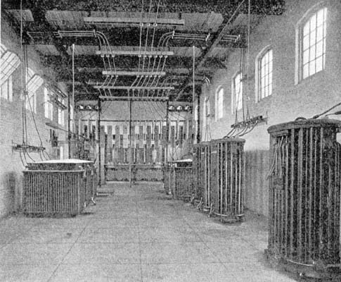 FIG. 5. � INTERIOR VIEW OF CITY SUB-STATION.