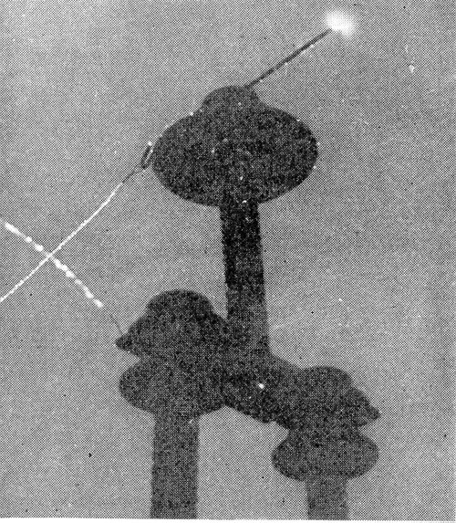 FIG. 5. -- FORMATION OF CORONA AT HIGH VOLTAGE.