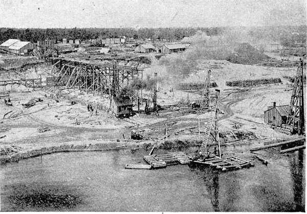 FIG. 6 -- CROTON DAM CONSTRUCTION WORK.