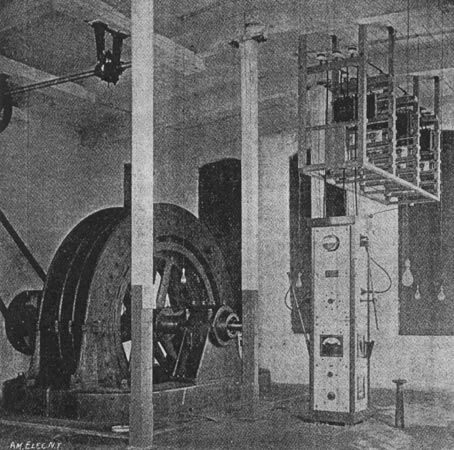 FIG. 3. � GENERATOR AND SWITCHBOARD.