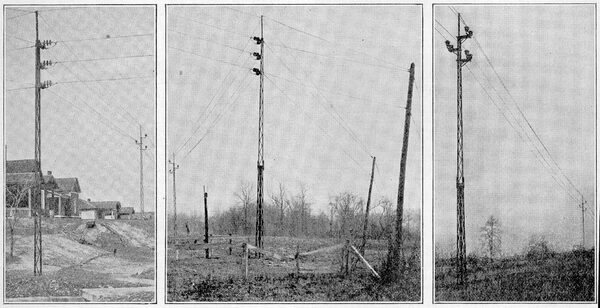 FIGS. 1, 2, AND 3 - TWO VIEWS OF CORNER CONSTRUCTION AND DOUBLE-ARM PRACTICE.