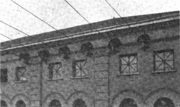 TRANSMISSION LINES ENTERING WESTERN AVENUE SUB-STATION.