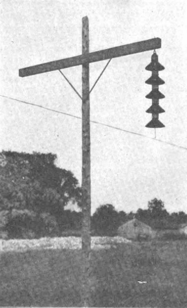 A SUSPENSION INSULATOR FOR 100,000 VOLTS.