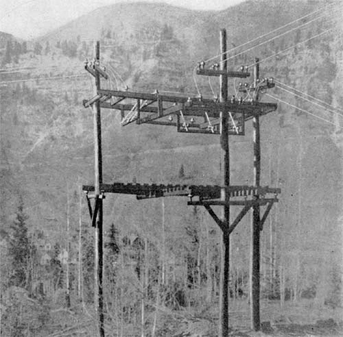 FIG 2. - AN OPEN-AIR SWITCHING JUNCTION.