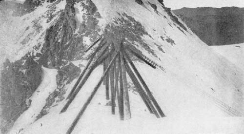 FIG. 3. - TOWER ON SUMMIT OF CAMP BIRD DIVIDE.