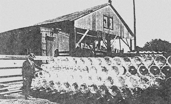 A lot of 12-gallon carboys ready for packing and shipping.