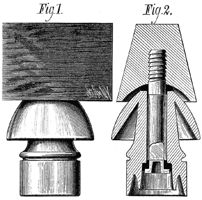 IMPROVED TELEGRAPH INSULATOR.