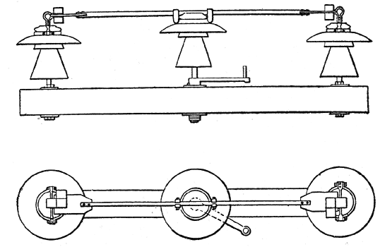 FIG. 9�60,000-VOLT OUTDOOR LINE SWITCH