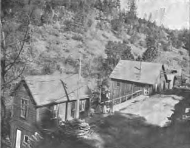 BUILDINGS AT BLUE LAKE CITY.