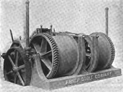 REAR VIEW OF THE GOTTSCHALK HOIST.