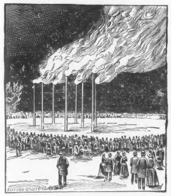 NATURAL-GAS DISPLAY, MUNCIE, IND.