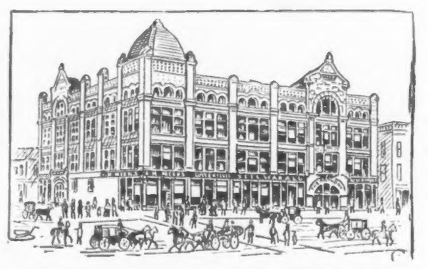 ANTHONY BLOCK AND OFFICES OF THE MUNCIE NATURAL-GAS LAND IMPROVEMENT CO., MUNCIE, IND.