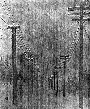 FIGURE 13. - TEN INCHES OF SNOW AND 20,100 VOLTS.