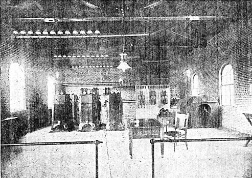 FIGURE 15. - INTERIOR OF SUB-STATION AT ROSSLAND.